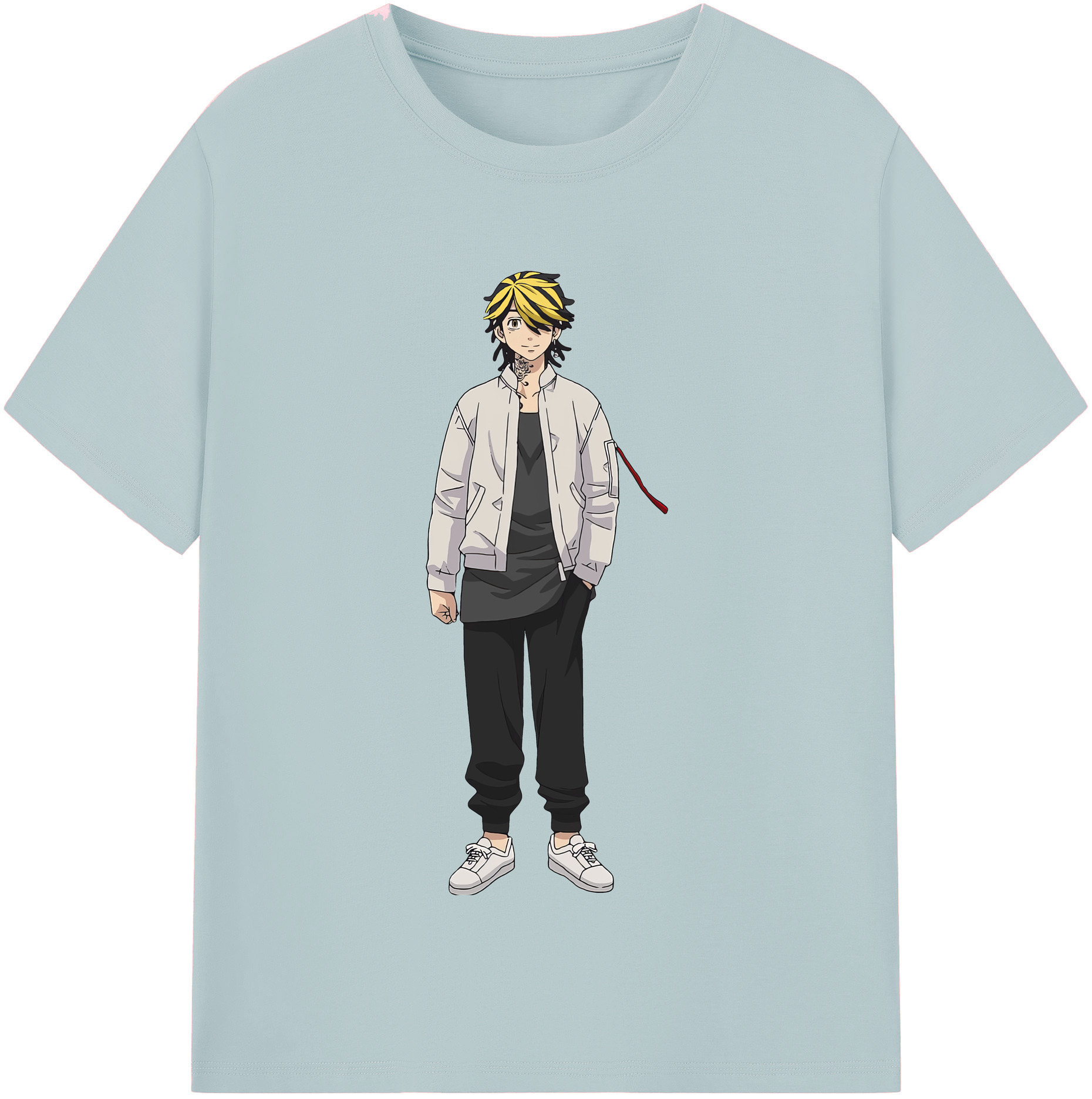 （画像用） 東京リベンジャーズ Tokyo Revengers 綿100％半袖Tシャツ（フロントプリント）